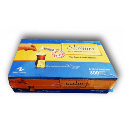 SLIMMER ZERO CALORIE SWEETENER ( SUCRALOSE - DEXTROSE ) 300 SACHETS